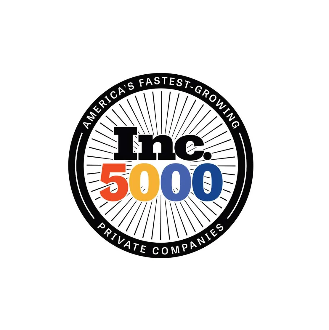 Inc. 5000 medallion, America's fastest growing private companies